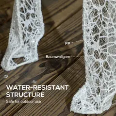 Outsunny Three-Piece LED Light Reindeer Christmas Decoration - 6