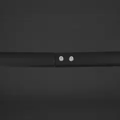 Outsunny Three-Seater Garden Swing Chair, with Canopy - Black - 9