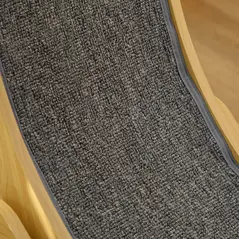 PawHut 30" Wooden Cat Running Wheel with Brake, Natural Wood Finish - 9