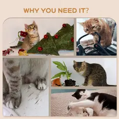 PawHut 4PCs Wall-Mounted Cat Shelves w/ Scratching Post, Hammock, Nest - Brown - 6