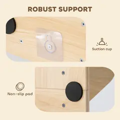 PawHut 4-Level Door Mounted Cat Tree with Washable Plush Mats, Toy Balls, Door Hanging Cat Shelf for Indoor Cats - 7