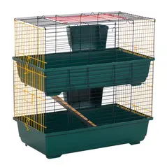 PawHut 2-Story Large Small Animal Cage w/ Accessories for Chinchillas Puppy Guinea Pig - 9