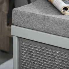 PawHut Cat House Bed Kitten Cave Cube Indoor for Small Pet with Removable Sisal Scratching Pads Soft Cushions, 41x30x36 cm, Grey - 8