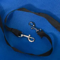 PawHut Dog Pram Dog Stroller Foldable Pet Pushchair with 4 Wheels, Safety Leashes, Cup Holder for Small Dogs, Blue - 9