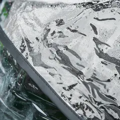 PawHut Detachable Pet Stroller with Rain Cover, 3 In 1 Cat Dog Pushchair, Foldable Carrying Bag w/ Universal Wheels, Brake, Canopy, Basket, Storage Bag for Small and Tiny Dogs - Black - 8