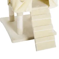 PawHut Cat Tree for Indoor Cats Play Tower Activity Center Kitten Scratch Post Climbing Tower 181 cm - 9