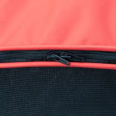 PawHut Detachable Pet Stroller with Rain Cover, 3 In 1 Cat Dog Pushchair, Foldable Carrying Bag w/ Universal Wheels, Brake, Canopy, Basket, Storage Bag for Small and Tiny Dogs - Red - 8