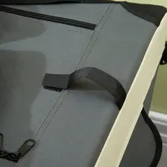 PawHut 91cm Foldable Pet Carrier, with Cushion, for Large Dogs and Cats - Grey - 8