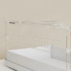 PawHut Acrylic Reptile Terrarium with Top Sliding Door, Vents,  for Snake, Frog, Spider, Gecko, Tarantula, 30 x 20 x 15 cm - 9