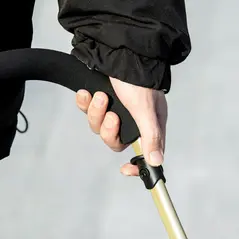 PawHut Detachable Pet Stroller with Rain Cover, 3 In 1 Cat Dog Pushchair, Foldable Carrying Bag w/ Universal Wheels, Brake, Canopy, Basket, Storage Bag for Small and Tiny Dogs - Black - 9