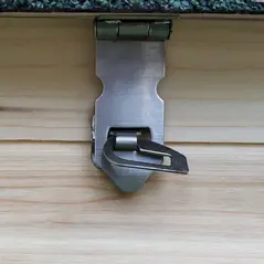 PawHut Chicken Coop Small Animal Pet Cage w/ Nesting Box Outdoor Run Backyard Wooden - 8