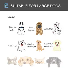 PawHut Metal Dog Cage Kennel Locking Door & Wheels Removable Tray Openable Top For Large Pets 109.5 x 71 x 78 cm - 8