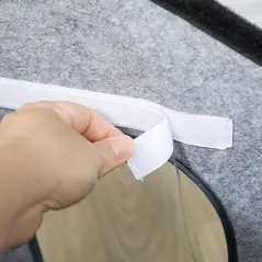 PawHut Insulated Outdoor Cat House, Water-Resistant Feral Cat Shelter with Elevated Base and Cushion, Red-brown - 8