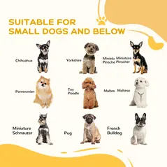 PawHut Foldable Pet Gate, with Three Panels & Two Support Feet - Grey - 7