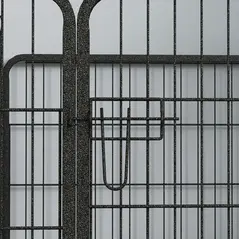 PawHut Heavy Duty Dog Playpen, 4 Panel Puppy Pen, Foldable Dog Kennel Both Indoor Outdoor Use Collapsible Design 82L x 82W x 60H (cm) - 9