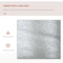 PawHut Oxford Fabric Folding Pet Carrier Bag Grey - 4