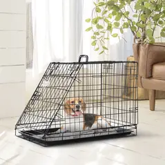 Pawhut Trapeze Collapsible Dog Pet Travel Box Cage Removable Tray 93 x 58 x 65cm - 9