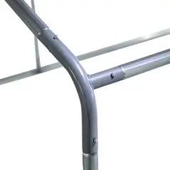 PawHut Walk In Chicken Run Chicken Coop with Roof Outdoor for 10-12 Chickens, Hen House, Duck Pen, 2.8 x 3.8 x 2 m - 9