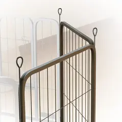 PawHut Two-Piece Dog Pen Expansion Pack for Small Dogs, 60cm Tall Animal Pen with Three Connecting Stakes - 8