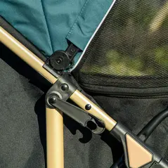 PawHut Pet Stroller for Small and Miniature Dogs, with Rain Cover - Dark Green - 8