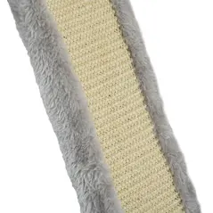 PawHut Three-Piece Wall-Mounted Cat Shelves, with Hammock, Ladder, Platforms, Scratching Post - Grey - 9