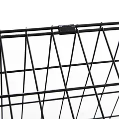 Pawhut Trapeze Collapsible Dog Pet Travel Box Cage Removable Tray 93 x 58 x 65cm - 7