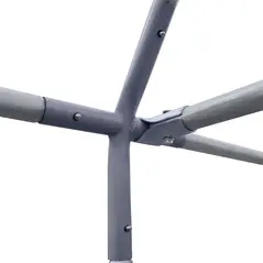 PawHut Walk In Chicken Run Chicken Coop with Roof Outdoor for 10-12 Chickens, Hen House, Duck Pen, 2.8 x 3.8 x 2 m - 8