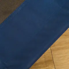 PawHut Raised Dog Bed Cat Elevated Lifted Puppy Pet Elevated Cot Portable Camping Basket – Blue (Medium) - 9