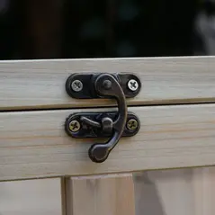 PawHut Small Animals Guinea Pigs Hutches Fir Wood Indoor Hutch - 8