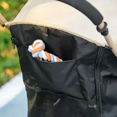 PawHut Pet Stroller for Small and Miniature Dogs, with Rain Cover - Khaki - 9