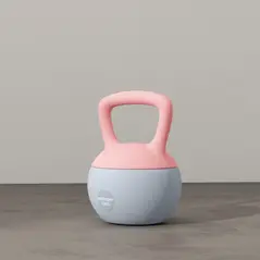 SPORTNOW 10KG Soft Kettlebell, Kettlebell with Non-Slip Handle for Home Gym, Weight Lifting, Strength Training, Pink/Grey - 9