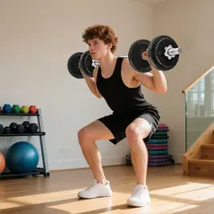 SPORTNOW 2-in-1 Adjustable Dumbbells Set, 20kg Cast Iron Weights Dumbbells Set with Non-Slip Grip for Strength Training, Weight Lifting, Bodybuilding, Home Gym Workout Equipment for Men & Women - 2