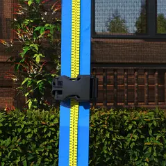 SPORTNOW 8ft Trampoline with Safety Enclosure Net, Steel Frame Outdoor Trampoline, with Edge, Safety Cover - 9