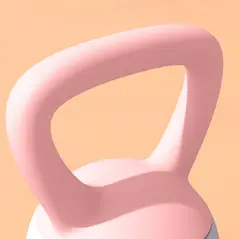 SPORTNOW 4KG Soft Kettlebell, Kettlebell with Non-Slip Handle for Home Gym, Weight Lifting, Strength Training, Pink/Grey - 9