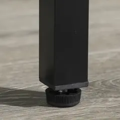 SPORTNOW 5ft Mini Table Tennis Table, Folding Ping Pong Table with Net and Aluminium Frame, Portable Ping Pong Game Set for Indoor Outdoor Use, Black - 7