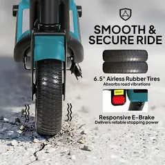 SPORTNOW Electric Scooter for Kids, with LED Display, Green - 7