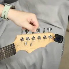 SPORTNOW Six-String Electric Guitar, with 15W Amplifier, Digital Turner, Picks, Shoulder Strap, Case Bag - Dark Green - 9