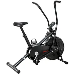 SPORTNOW Exercise Bike with Adjustable Seat, LCD Display for Home Gym - 1