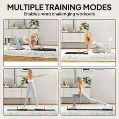 SPORTNOW Push Up Board Set of 2, Portable Press Up Board with Dual Glide Rails, Knee Pad, Pushup Stand Pilates Reformer Machine for Home Gym, Multifunctional Workout Equipment for Men & Women - 4