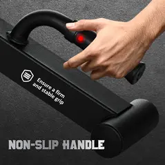 SPORTNOW Deadlift Barbell Jack with Non-Slip Handle, for Weight Training - Black - 7