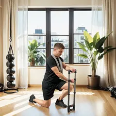 SPORTNOW Chest Expander, with 10-50kg Adjustable Resistance, for Home Gym, Office, Travel Workout - 2