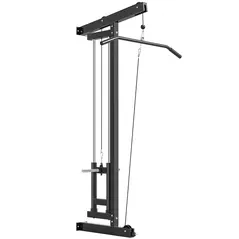 SPORTNOW Wall Mounted Lat Pull Down Machine, Crossover Cable Machine with High & Low Pulleys for Home Gym Full Body Workout - 1