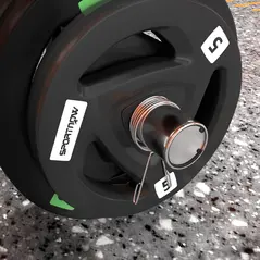 SPORTNOW Curl Bar with 30kg Weight Plates, Barbell Bar for 5cm Weight Plates, Home Gym Weight Lifting Bar, 120cm, 58kg - 9