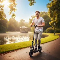 SPORTNOW Foldable Electric Scooter with 350W Motor, Up to 25km/h - 9