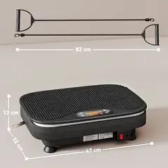 SPORTNOW Vibration Plate Exercise Machine with Cool Lights, 99 Speed Levels - 3