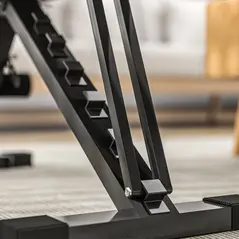 SPORTNOW Foldable Weight Bench, Adjustable Incline Flat Bench Press with 6-Level Backrest, 4-Level Seat, Leg Extension for Home Gym Workout Full Body Strength Training - 9