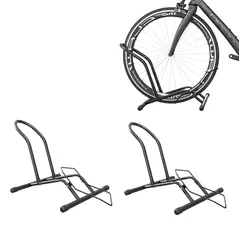 Two Bike Stands, Bicycle Storage Rack, for Indoor Garages, Home, Office - 1