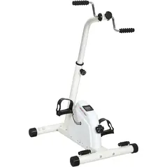 SPORTNOW Seated Pedal Exerciser with Dual Massage and Adjustable Height - 1