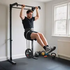 SPORTNOW Olympic Weight Plate, 2"/5cm Weight Disc with Tri-Grips, 20kg Dumbbell Plate for Weightlifting and Strength Training Home Gym Fitness Workout, Black - 7