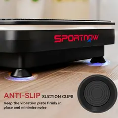 SPORTNOW Vibration Plate Exercise Machine with Cool Lights, 99 Speed Levels - 8